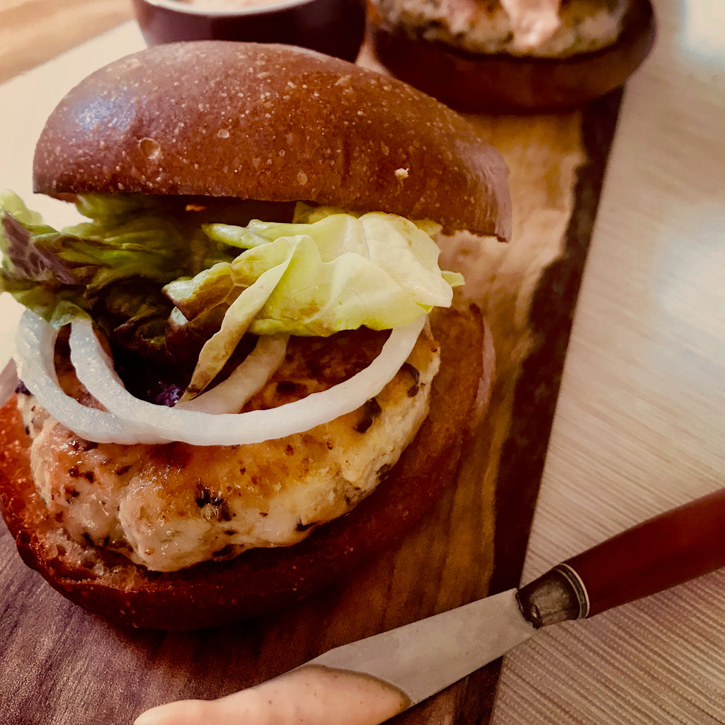 Albacore and Shiitake Mushroom Sliders