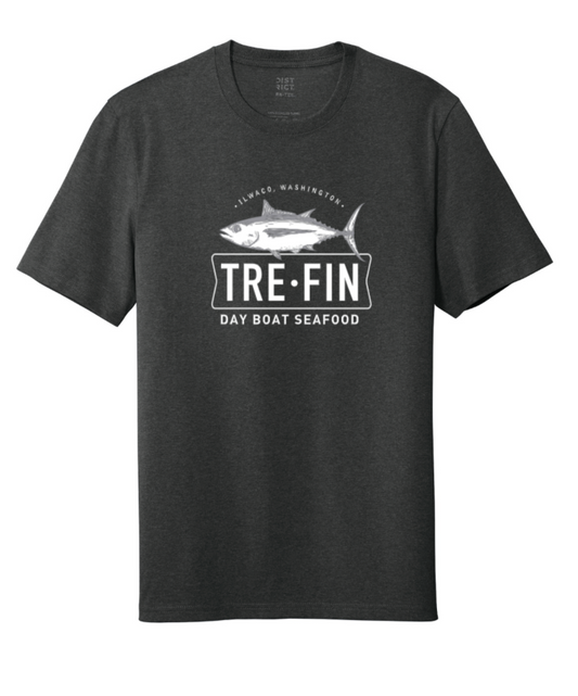 Day Boat Seafood Logo Short-Sleeve Tee in navy, charcoal grey or white
