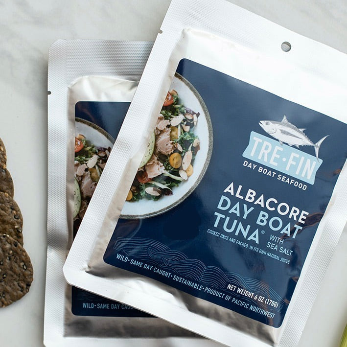 STOCK YOUR SHELVES ~ Day Boat Tuna®  Pouches (Sea Salt)