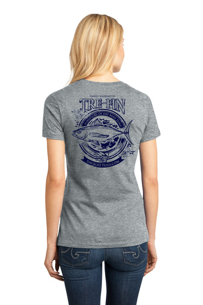 Women's Heritage Logo Short-Sleeve T-Shirt in Heathered Steel