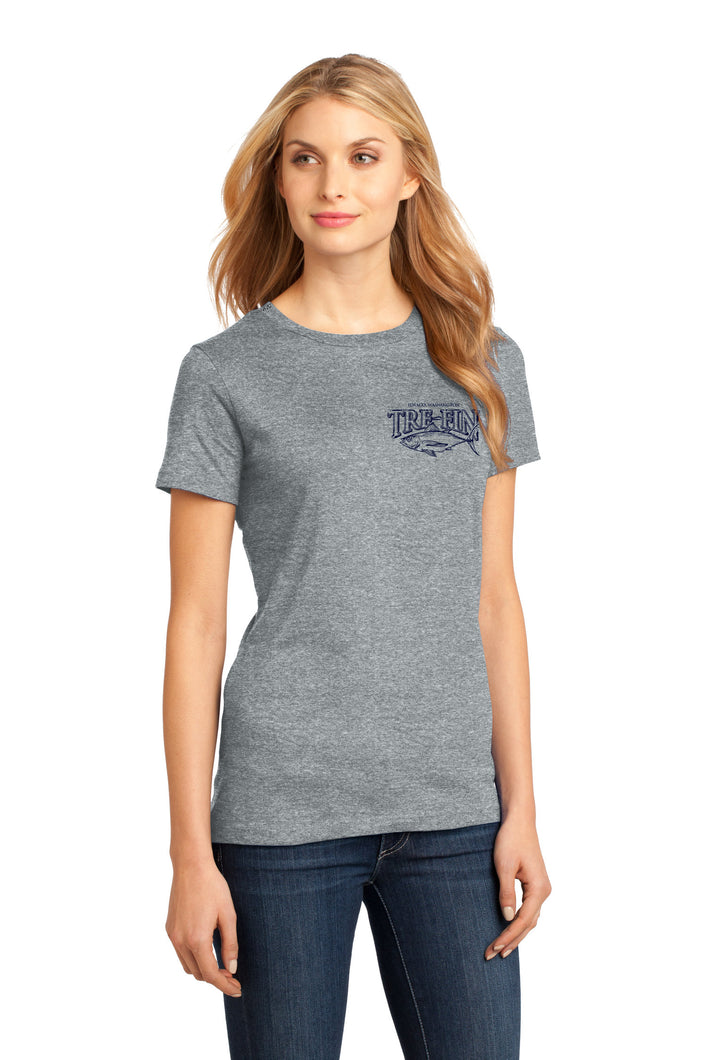 Women's Heritage Logo Short-Sleeve T-Shirt in Heathered Steel